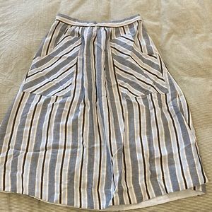 Anthropologie midi skirt